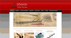 Desktop Screenshot of gokmenhukukburosu.com
