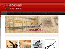 Tablet Screenshot of gokmenhukukburosu.com